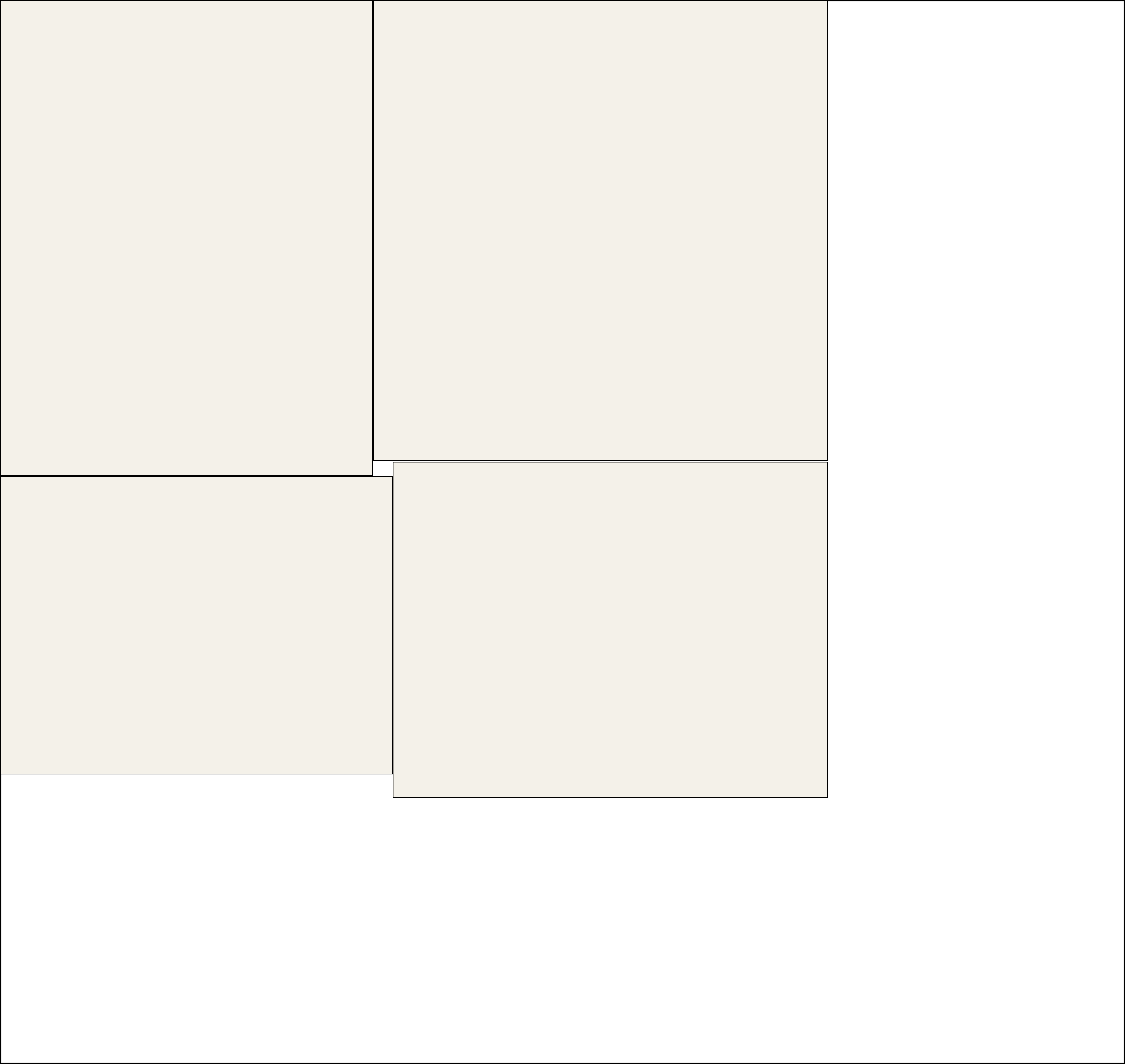 Example of a compact layout with a stop cross